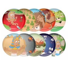 Passover Paper Plates Plagues