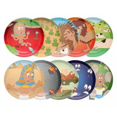 Passover Paper Plates Plagues