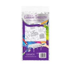 Chanukah Tablecloth Color Your
