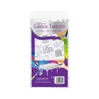 Chanukah Tablecloth Color Your