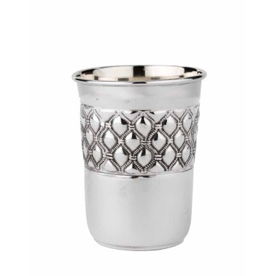 Sterling Silver Kiddush Cup Bubbles 