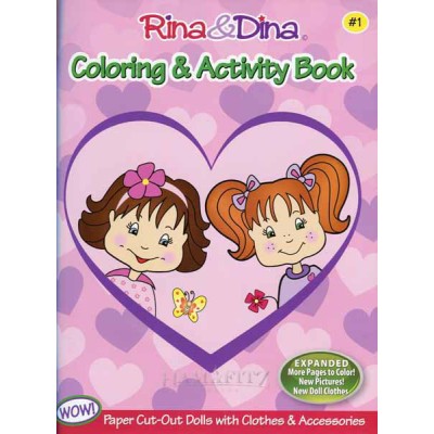 Rina & Dina Coloring And Activity Book #1