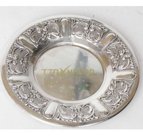 Sterling Silver Kiddush Cup Tray Lugano