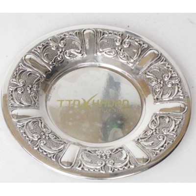 Sterling Silver Kiddush Cup Tray Lugano