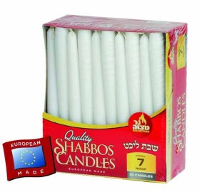 7 Hour Shabbos Candles, 30 Pack