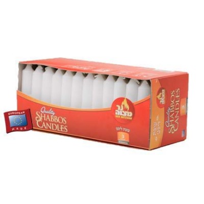 Shabbos Candles 72 Pack 3 Hour
