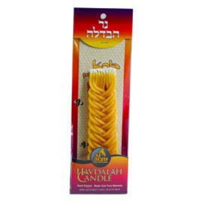 Havdalah Candle Beeswax #24