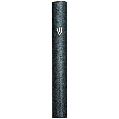 Mezuzah Cover 10Cm Blue Metal