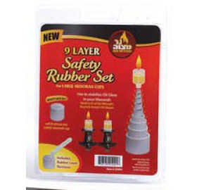 9 Layer Safety Rubber Set, 9 Pack