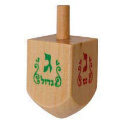 Medium Wood Dreidel