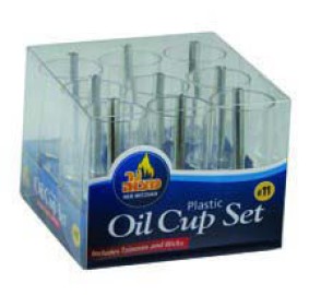 Plastic Oil Cups #11, 9 Pack