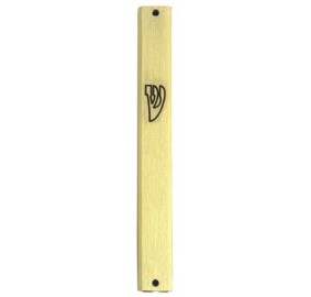 Mezuzah Cover 10Cm - Gold Aluminum