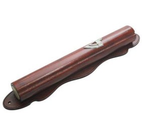 Mezuzah Cover With Back - Brown 15Cm