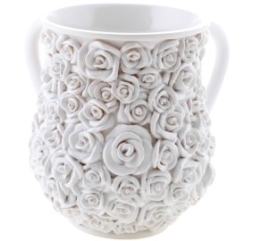 Wash Cup Polyresin Roses