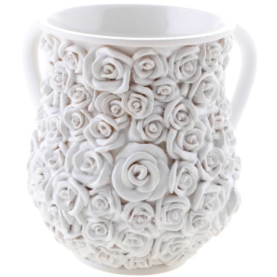 Wash Cup Polyresin Roses