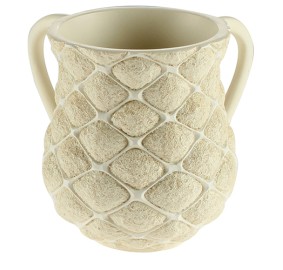 Wash Cup Polyresin Off-White