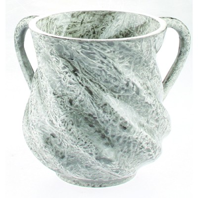 Wash Cup Polyresin Light Grey