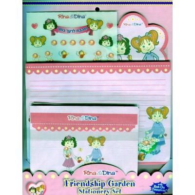 Rina & Dina Stationery Set - Friendship Garden