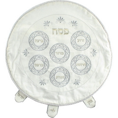 Matzah Cover Beige Velvet