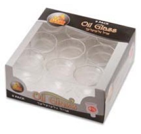 Round Oil Glasses #4.5, 9 Pack