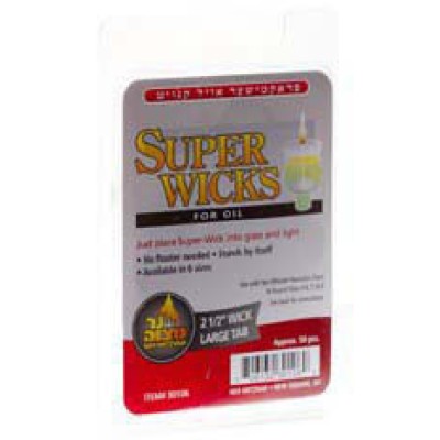 Super Wicks - 2.5" Large Tab, 50 Pack