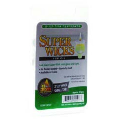 Super Wicks - 2.5" Small Tab, 50 Pack