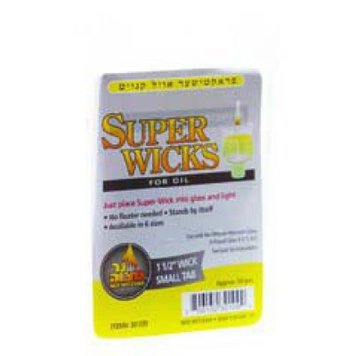 Super Wicks - 1.5" Small Tab, 50 Pack