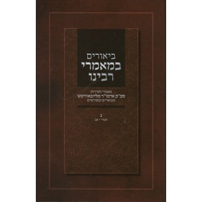 Biurim B'Maamorei Rabeinu V.3