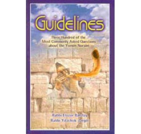 Guidelines Yomim Noraim (Paperback)