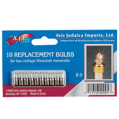 Low Voltage Menorah Bulbs