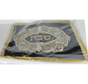 Challah Cover Navy Oval