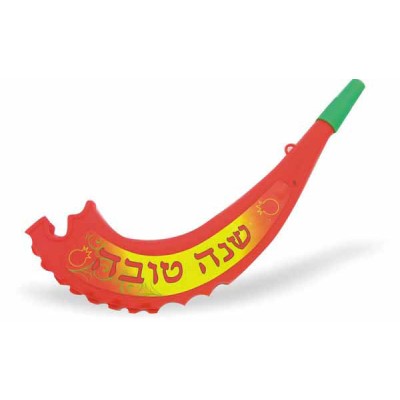 Shofar Plastic Shana Tova