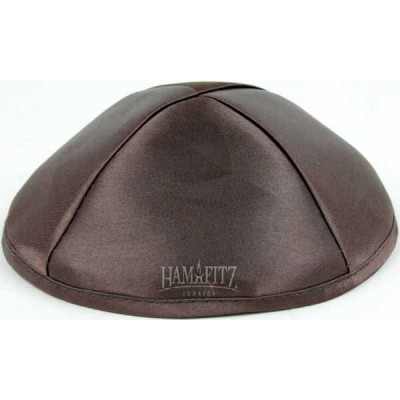 Kippah Satin Brown High Qualit