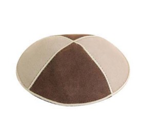 Kippah - Beige/Brown