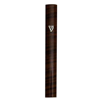 MEZUZAH COVER 15CM METAL BROWN