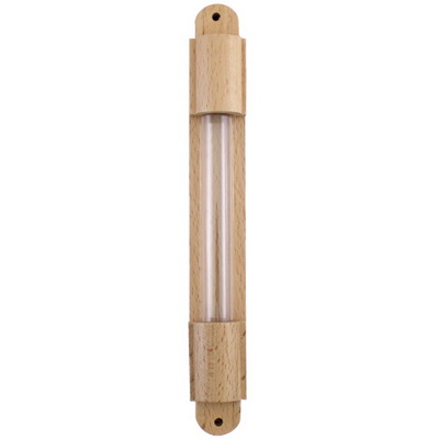 Mezuzah Cover 15 Cm - Wood/Glass Tube