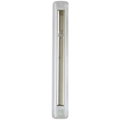 Mezuzah Cover 12 Cm - Plastic With Pearl Plate