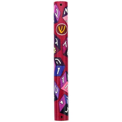 Mezuzah Cover 12 Cm - Aleph Bet Girl