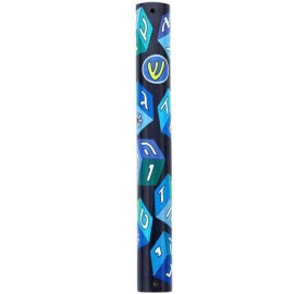 Mezuzah Cover - Aleph Bet Boy