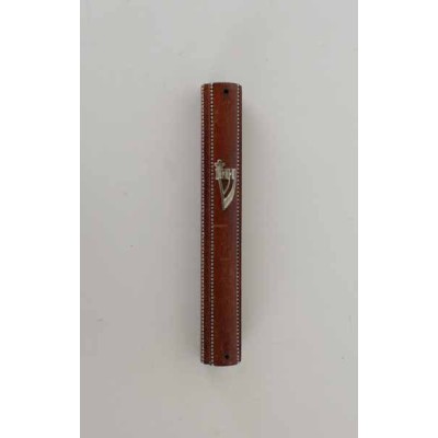 Mezuzah Cover Brown Chain