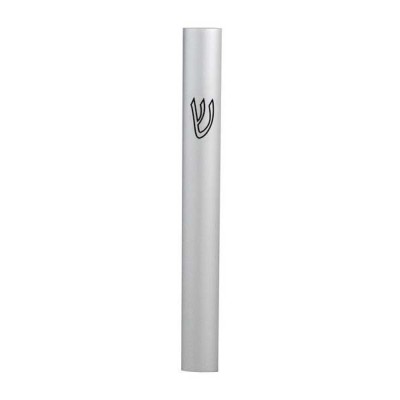 Mezuzah Case Aluminum Silver