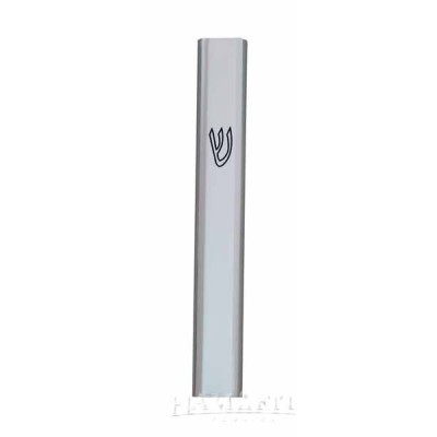 Mezuzah Cover Aluminum  Silver
