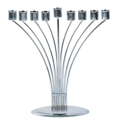 Menorah "String" Metal