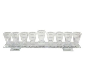 Menorah Crystal Elegant on Base