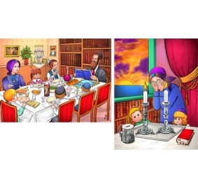 Magnetic Puzzles- Shabbat - Pair of Two 12 pc