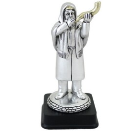 Shofar Blowing Figurine