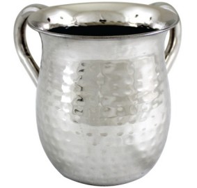 Wash Cup Stainless Steel Hammered