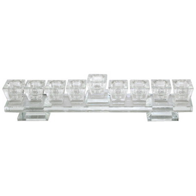 Menorah Crystal Elegant on Base