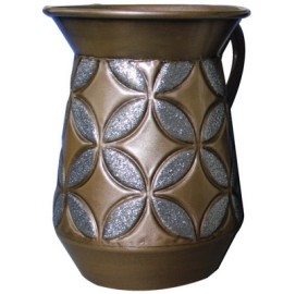 Wash Cup Tin Elegant Brown