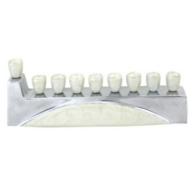 Menorah Pearl Color Aluminum